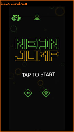 Neon Bouncing Ball - Neon Jump screenshot