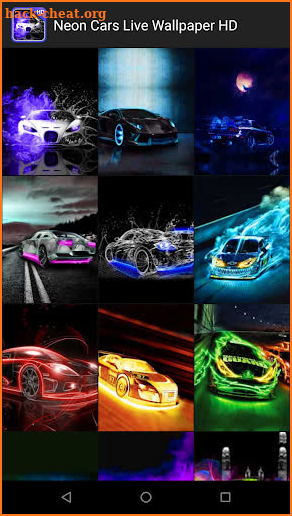 Neon Cars Live Wallpaper HD screenshot