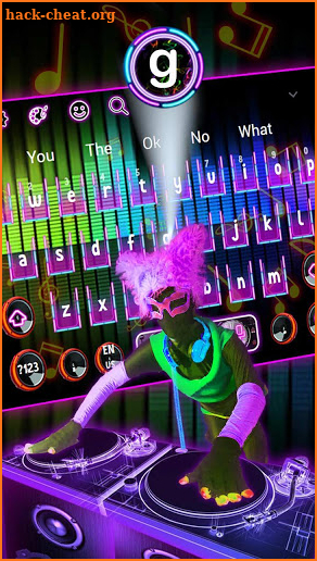 Neon Duo DJ keyboard screenshot