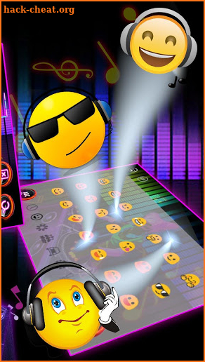 Neon Duo DJ keyboard screenshot