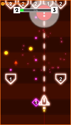 Neon Flight - Brand new Stylish Neon Shooting screenshot