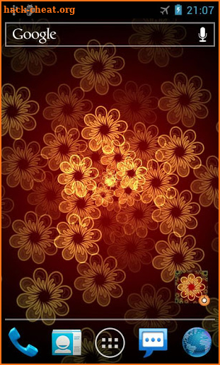 Neon Flower Pro Live Wallpaper screenshot