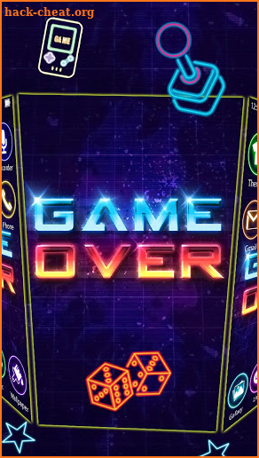 Neon, Game, Over Themes, Live Wallpaper screenshot