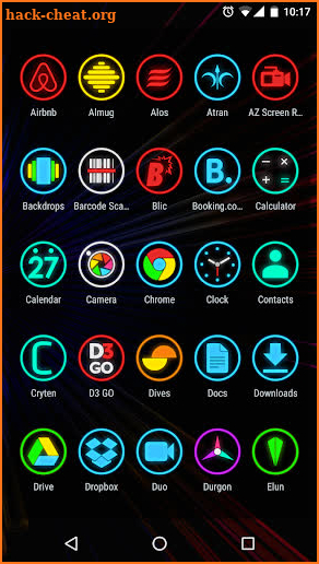 Neon Glow Rings - Icon Pack screenshot