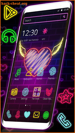 Neon Heart screenshot