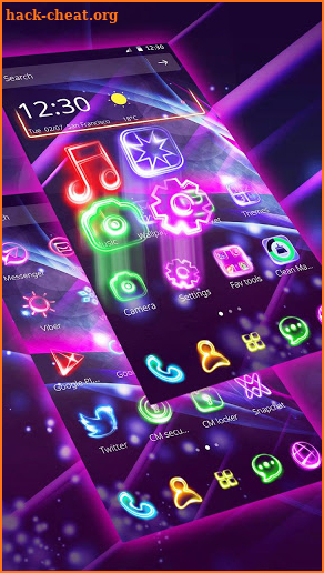 Neon Light Launcher screenshot