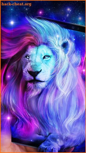 Neon Lion Live Wallpaper screenshot