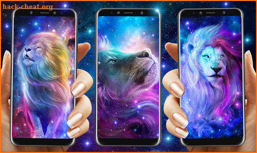 Neon Lion Live Wallpaper screenshot