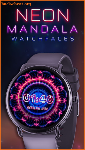 Neon Mandala Watch Faces screenshot