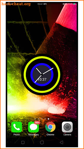 Neon night clock: Smart AMOLED wallpapers screenshot