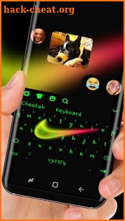 neon Nike Keyboard Theme screenshot