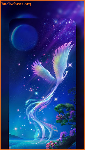 Neon Phoenix Live Wallpaper & Launcher Themes screenshot