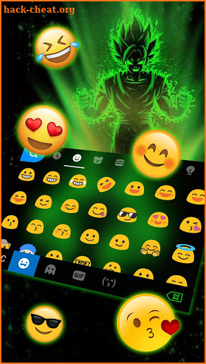 Neon Power Ball Free Keyboard Theme screenshot