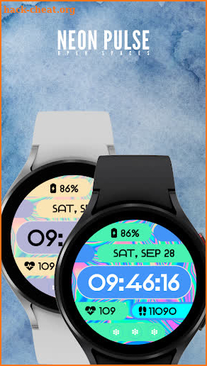 Neon Pulse Watch Face screenshot