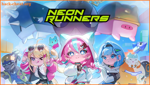 Neon Runners: Craft & Dash screenshot