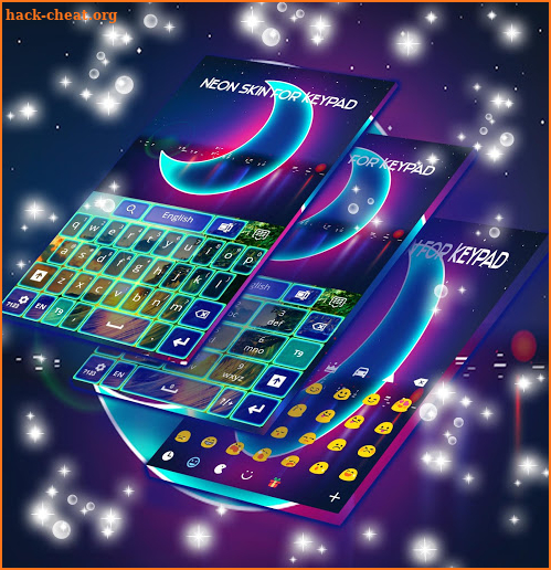 Neon Skin for Keypad screenshot