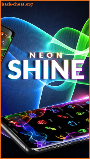 Neon Sparkle Borderlight Launcher screenshot