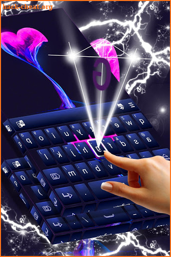 Neon Tree Keyboard screenshot