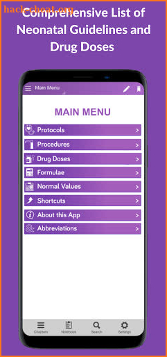 Neonatal Guide screenshot