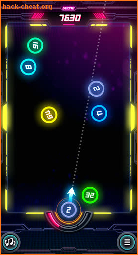 NeonBall 2048 screenshot