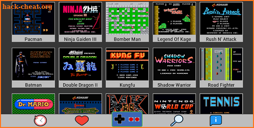 NES Classic Emulator - Collection of Arcade Games screenshot