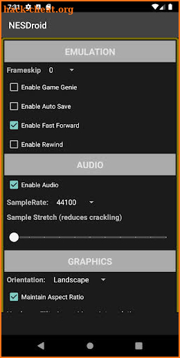 NESDroid screenshot