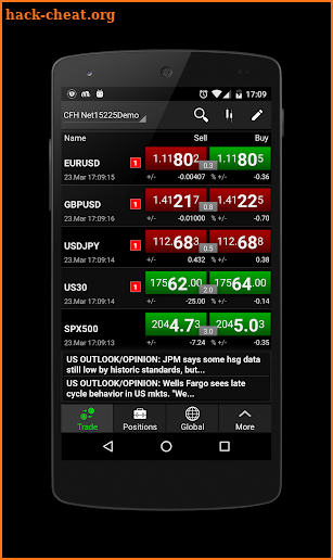 NetDania Stock & Forex Trader screenshot