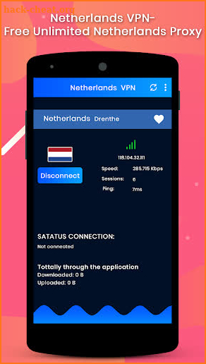 Netherlands VPN-Free Unlimited Netherlands Proxy screenshot