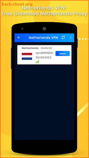 Netherlands VPN-Free Unlimited Netherlands Proxy screenshot