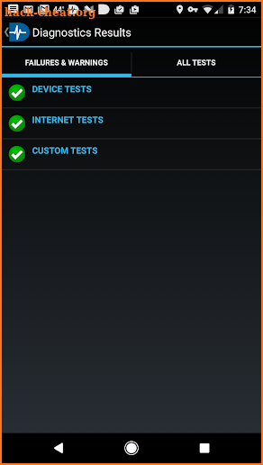 NetMotion Diagnostics® screenshot