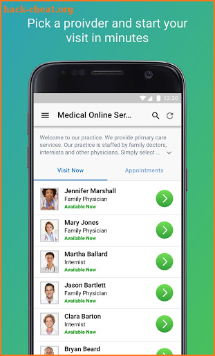 Netsmart Telehealth screenshot