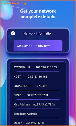 Network Tools : Info, IP, Ping, DNS screenshot