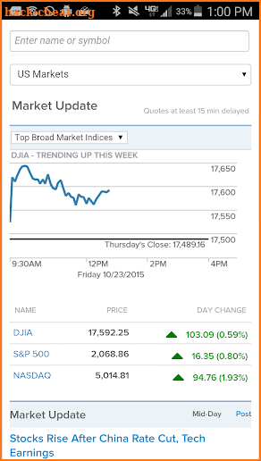 NetXInvestor screenshot