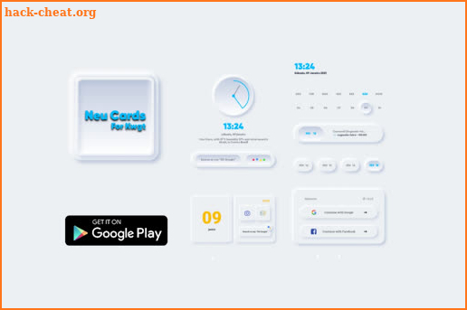 Neu Cards 1 - For Kwgt screenshot