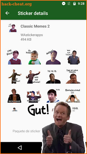 Neue Aufkleber Memes für WhatsApp  (WAStickerApp) screenshot