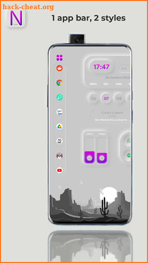 Neumorphism KLWP screenshot