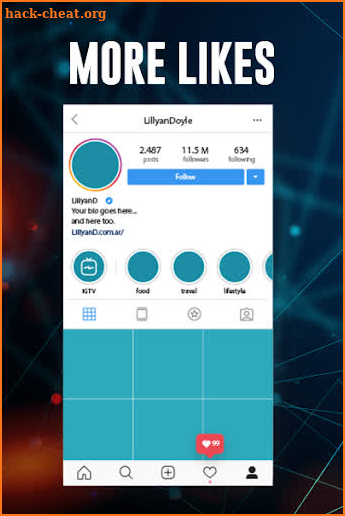 Neutrino+  - Get Followers & Likes For Instgram screenshot