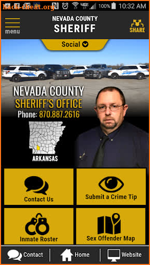 Nevada County AR Sheriffs Office screenshot