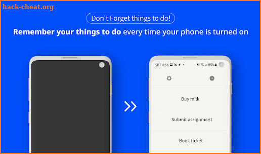 Never Forget - to do list screenshot