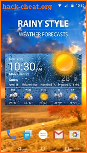 New 2018 Weather App & Widget screenshot