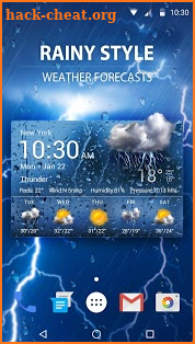 New 2018 Weather App & Widget screenshot