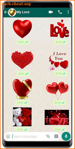 New amor stickers for WAStickerApps love 2020 screenshot