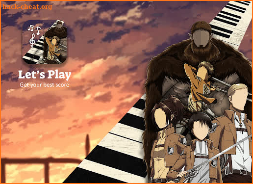 New Anime Games Titan - Piano Eren AOT Kyojin screenshot