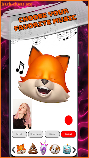 New Animoji Karaoke phoneX Free 2018 screenshot