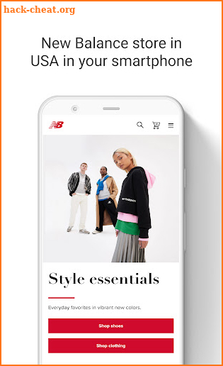New Balance: USA shoping app screenshot