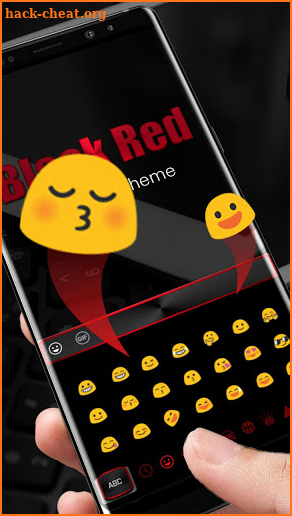 New Black Red Keyboard screenshot