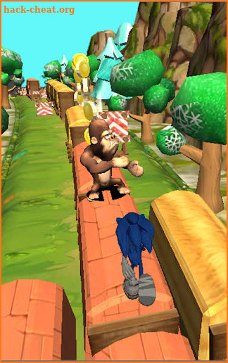 New Blue Hedgehog Rush - Deep Jungle Dash screenshot