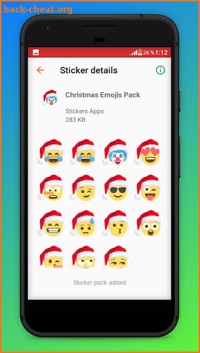 New Christmas Stickers for WAStickerApps screenshot