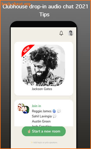 New Clubhouse drop-in audio chat 2021 Tutorial screenshot