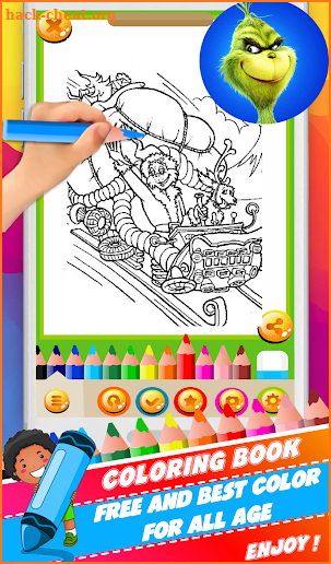 New Coloring Book For Grinch screenshot